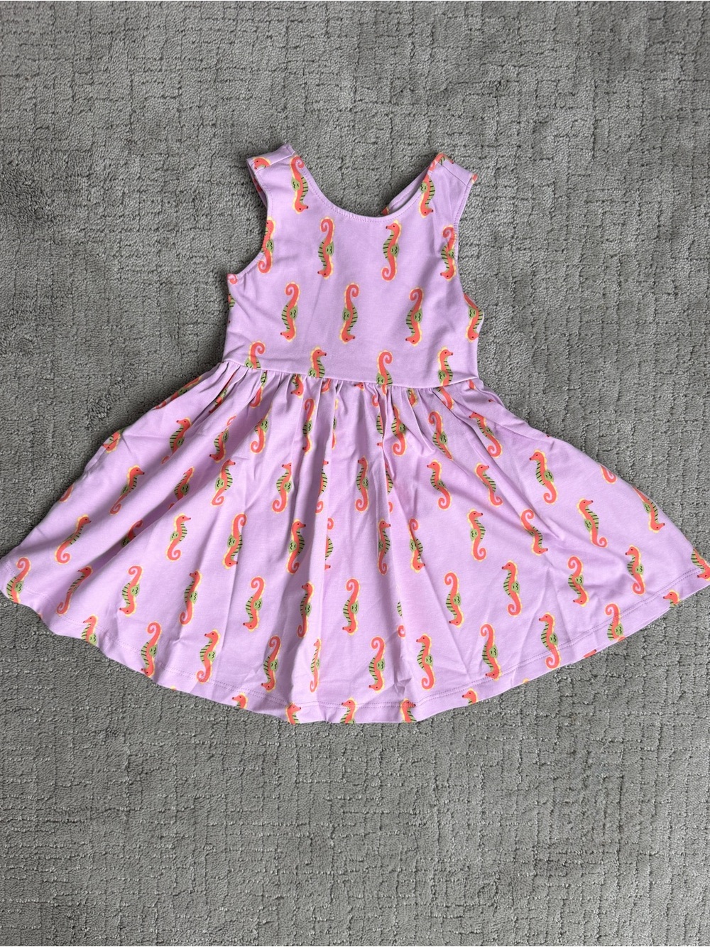 Hanna Andersson Crossback printed skater dress